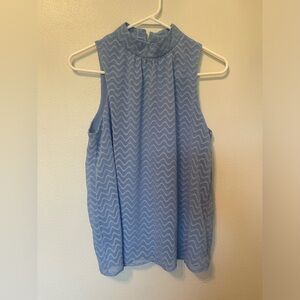 Maeve by Anthropologie Sleeveless Blue Top